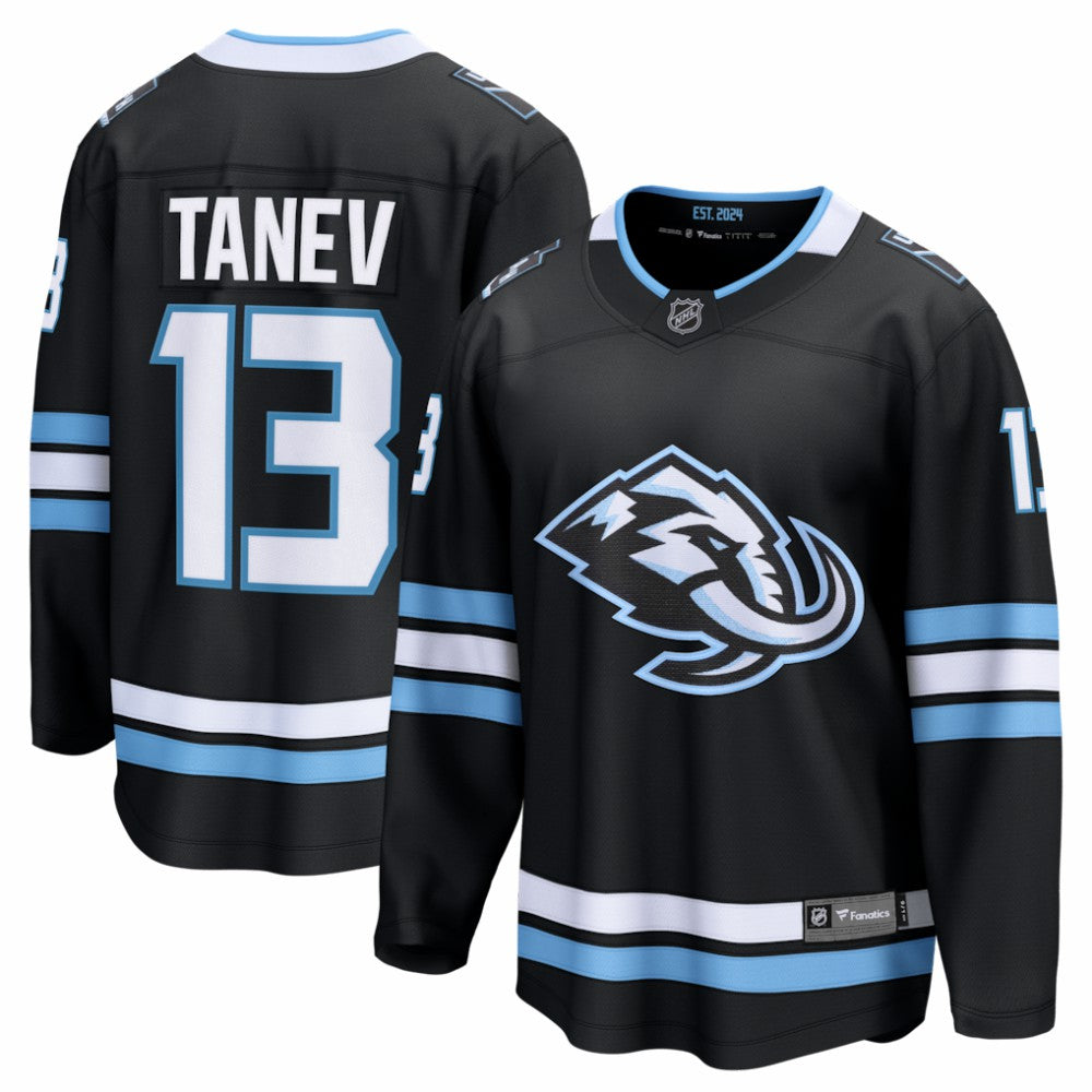 NHL Brandon Tanev Utah Mammoth Fanatics Home Breakaway Player Jersey - Black