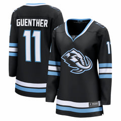 NHL Dylan Guenther Utah Mammoth Fanatics Women's Home Breakaway Player Jersey - Black