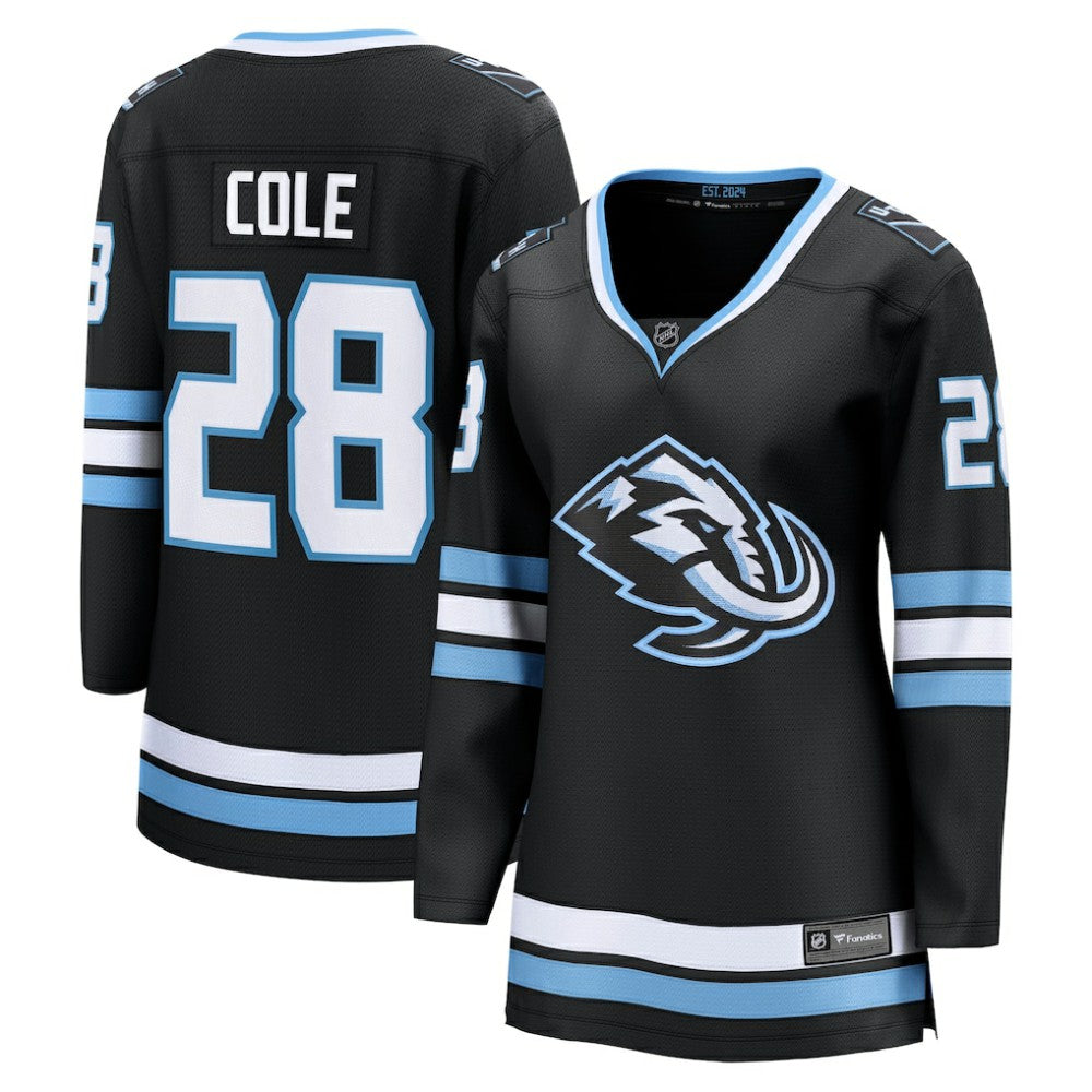 NHL Ian Cole Utah Mammoth Fanatics Women's Home Breakaway Player Jersey - Black
