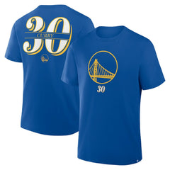 Stephen Curry Golden State Warriors In The Paint Name & Number T-Shirt Royal