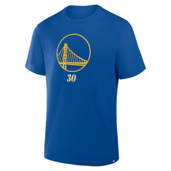 Stephen Curry Golden State Warriors In The Paint Name & Number T-Shirt Royal