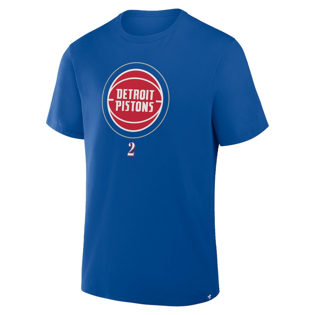 Cade Cunningham Detroit Pistons In The Paint Name & Number T-Shirt Blue