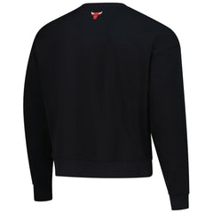 Chicago Bulls Terez Unisex Oversized Gemstone Logo Sweatshirt Black