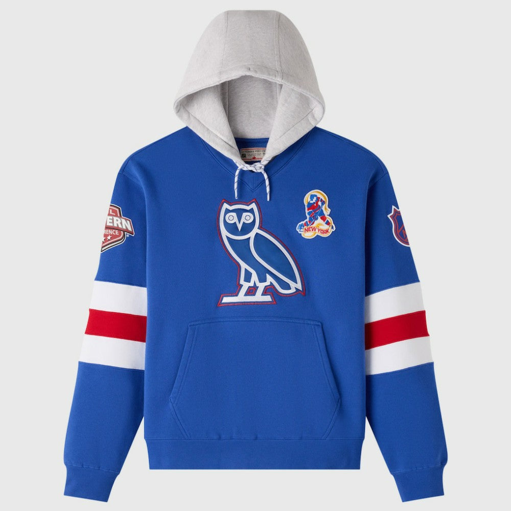 NHL New York Rangers OVO x NHL Fleece Hoodie - Blue