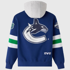 NHL Vancouver Canucks OVO x NHL Fleece Hoodie - Blue