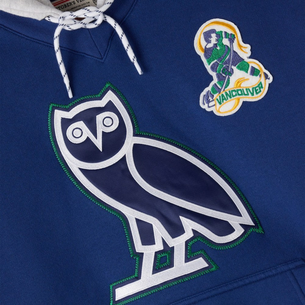 NHL Vancouver Canucks OVO x NHL Fleece Hoodie - Blue