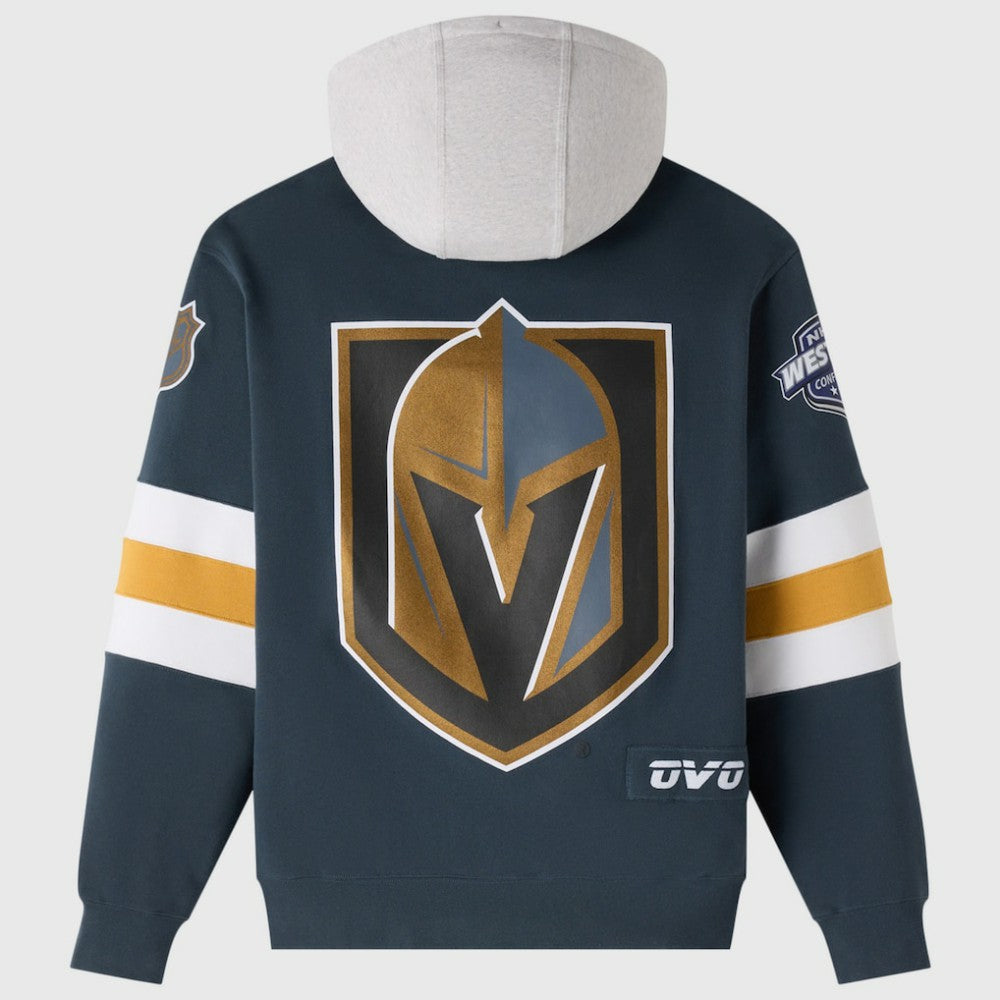 NHL Vegas Golden Knights OVO x NHL Fleece Hoodie - Gray
