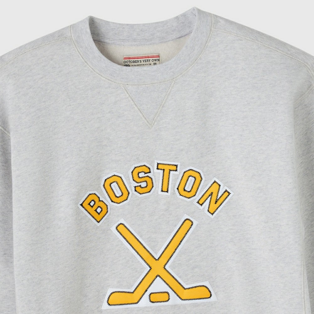 NHL Boston Bruins OVO x NHL Fleece Sweatshirt - Heather Gray