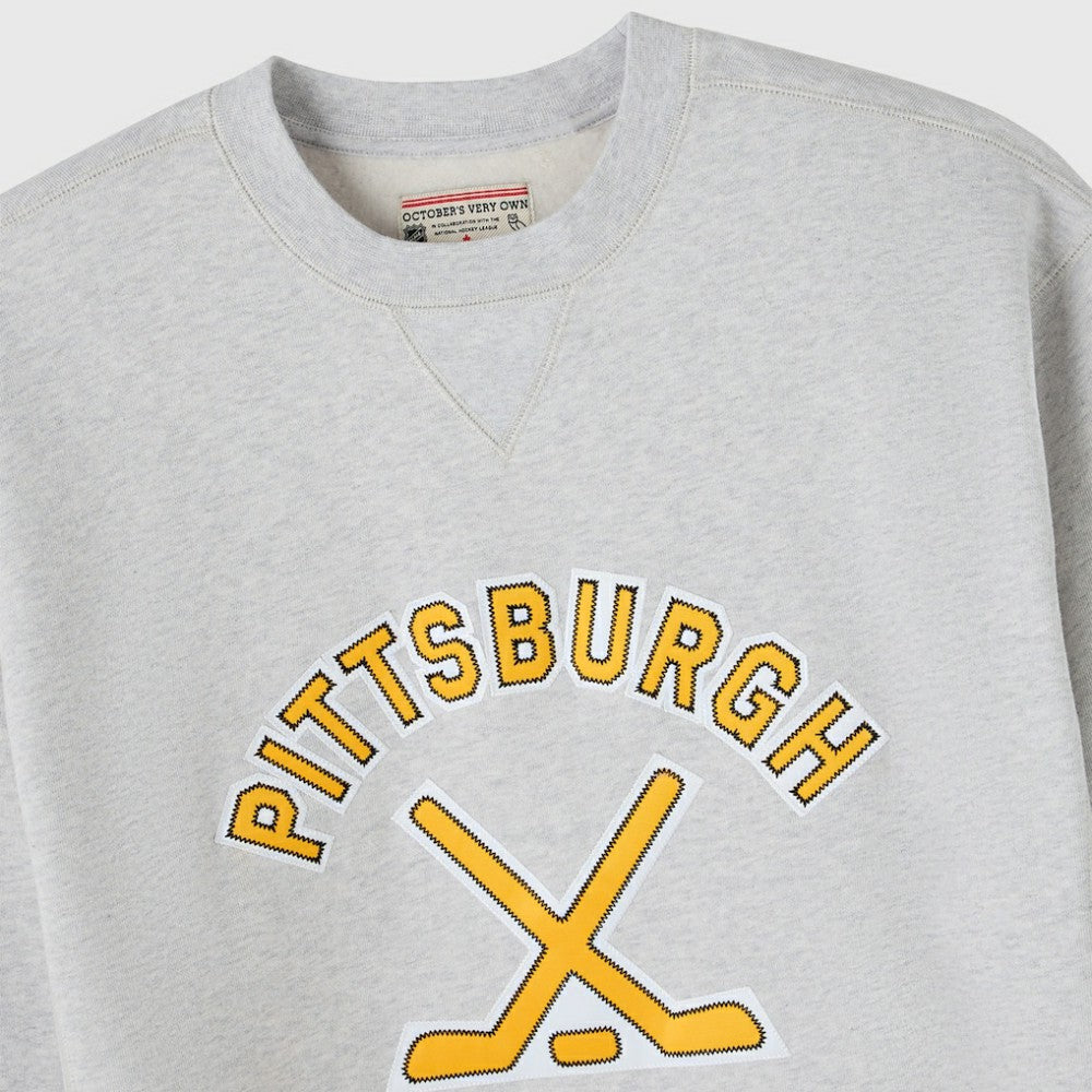 NHL Pittsburgh Penguins OVO x NHL Fleece Sweatshirt - Heather Gray