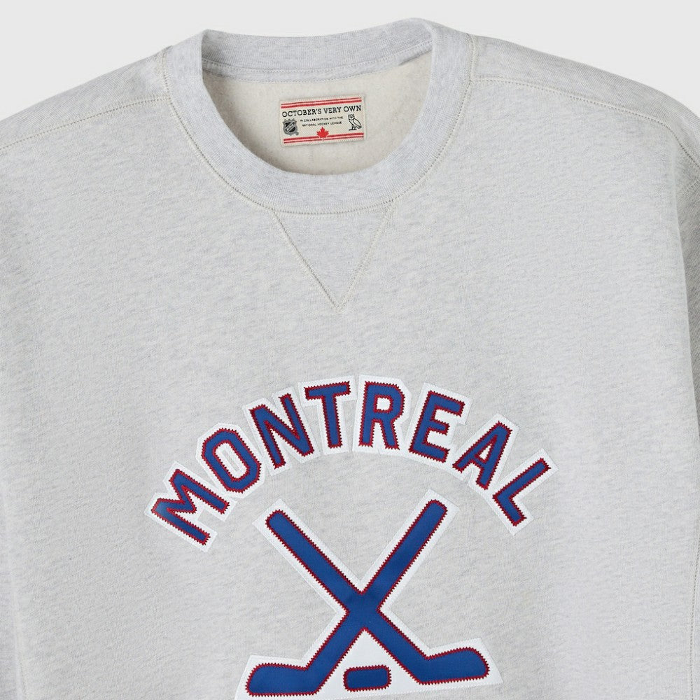 NHL Montreal Canadiens OVO x NHL Fleece Sweatshirt - Heather Gray