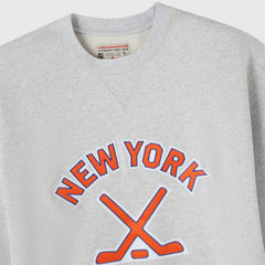NHL New York Islanders OVO x NHL Fleece Sweatshirt - Heather Gray