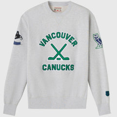 NHL Vancouver Canucks OVO x NHL Fleece Sweatshirt - Heather Gray