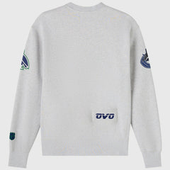 NHL Vancouver Canucks OVO x NHL Fleece Sweatshirt - Heather Gray