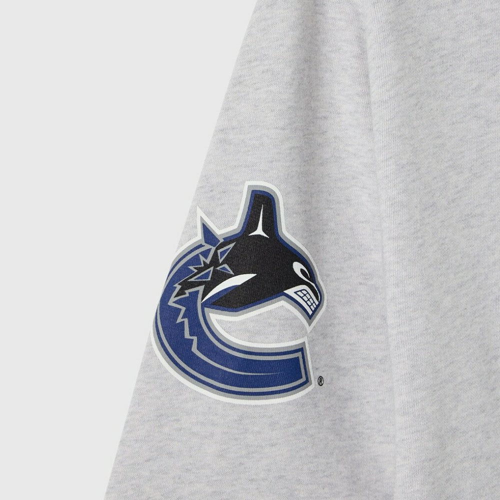 NHL Vancouver Canucks OVO x NHL Fleece Sweatshirt - Heather Gray