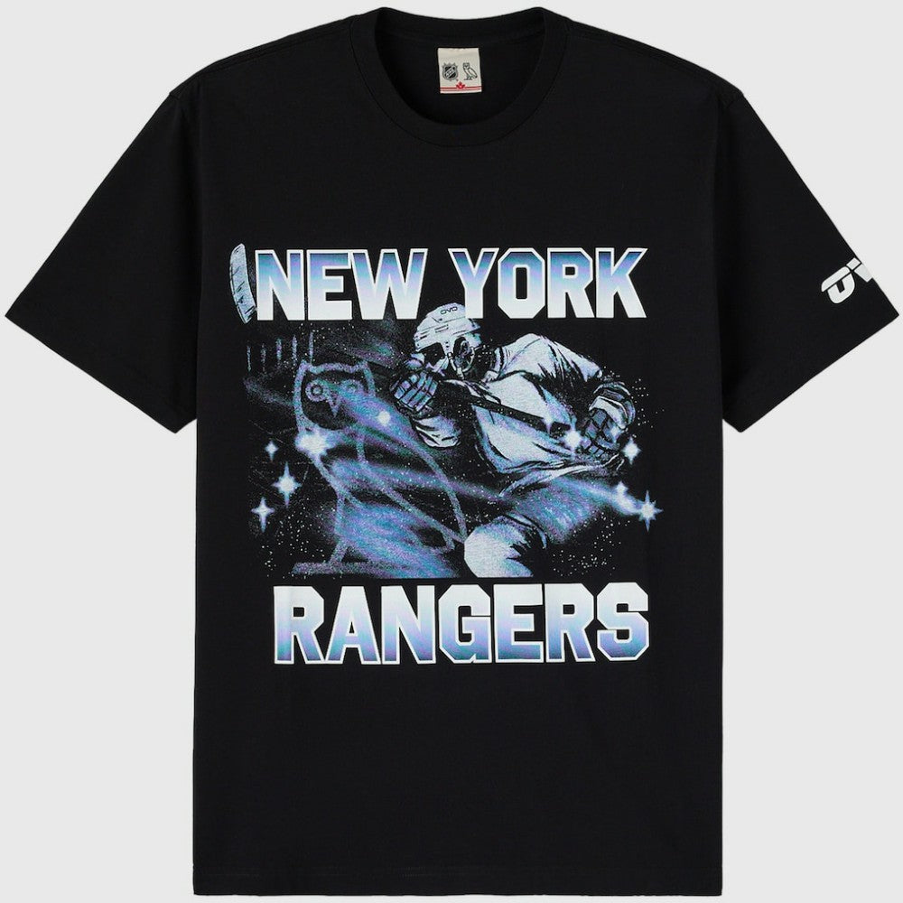 NHL New York Rangers OVO x NHL Graphic T-Shirt - Black