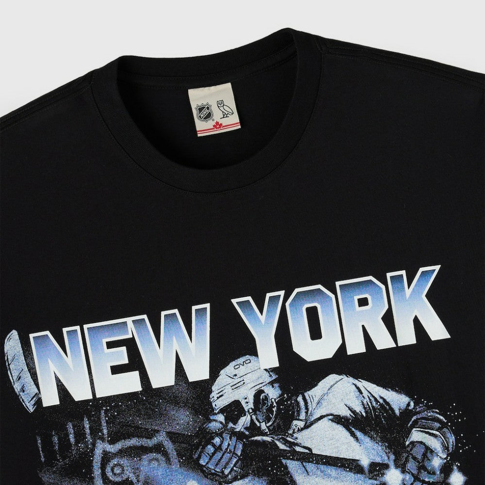 NHL New York Rangers OVO x NHL Graphic T-Shirt - Black