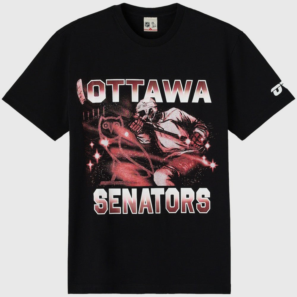 NHL Ottawa Senators OVO x NHL Graphic T-Shirt - Black