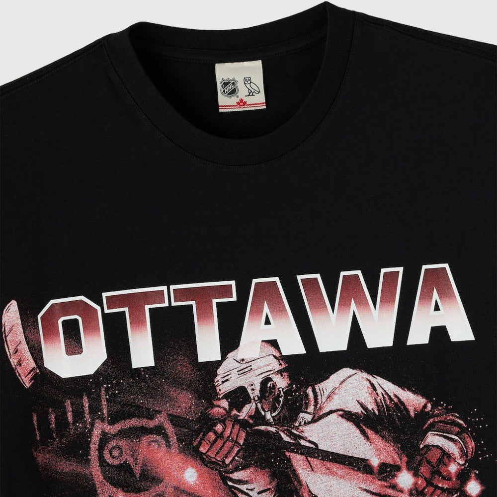 NHL Ottawa Senators OVO x NHL Graphic T-Shirt - Black