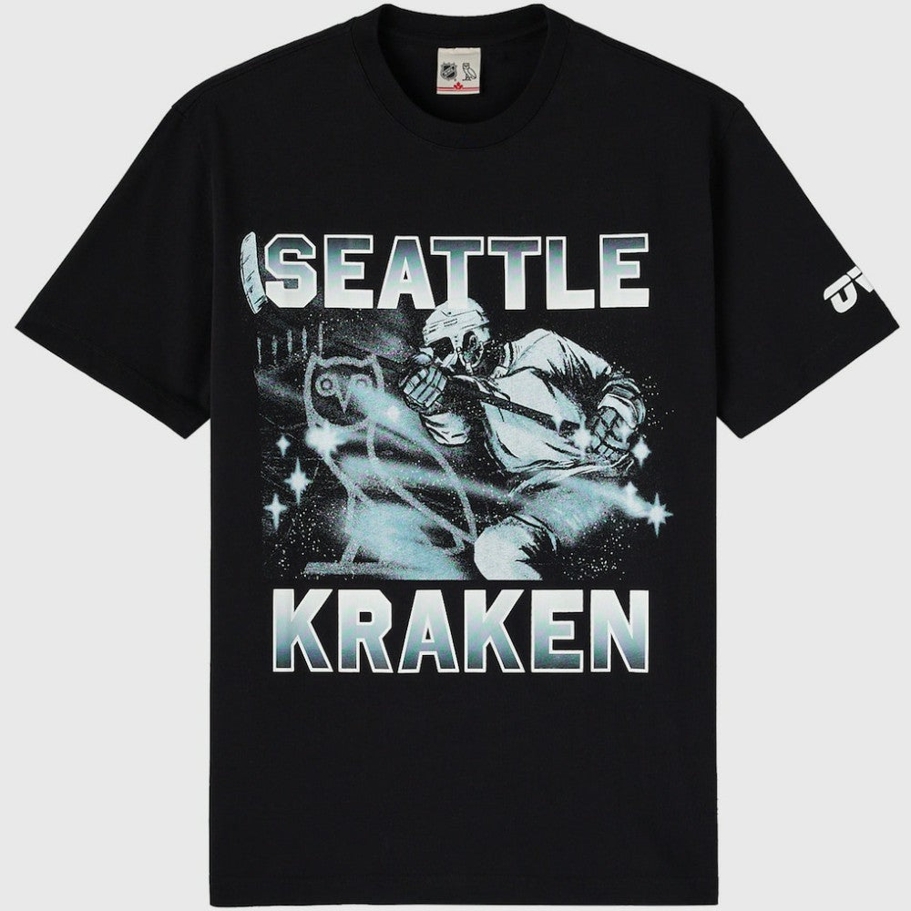 NHL Seattle Kraken OVO x NHL Graphic T-Shirt - Black
