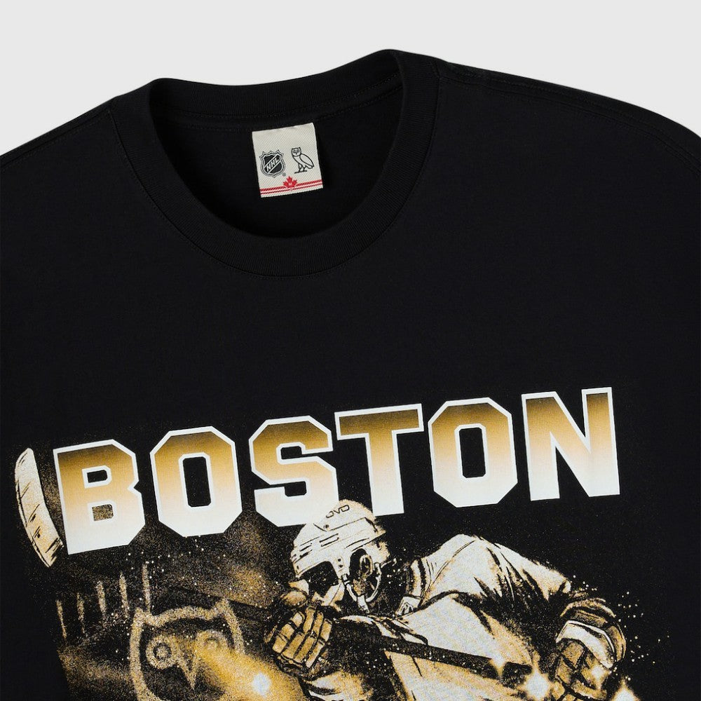 NHL Boston Bruins OVO x NHL Graphic T-Shirt - Black