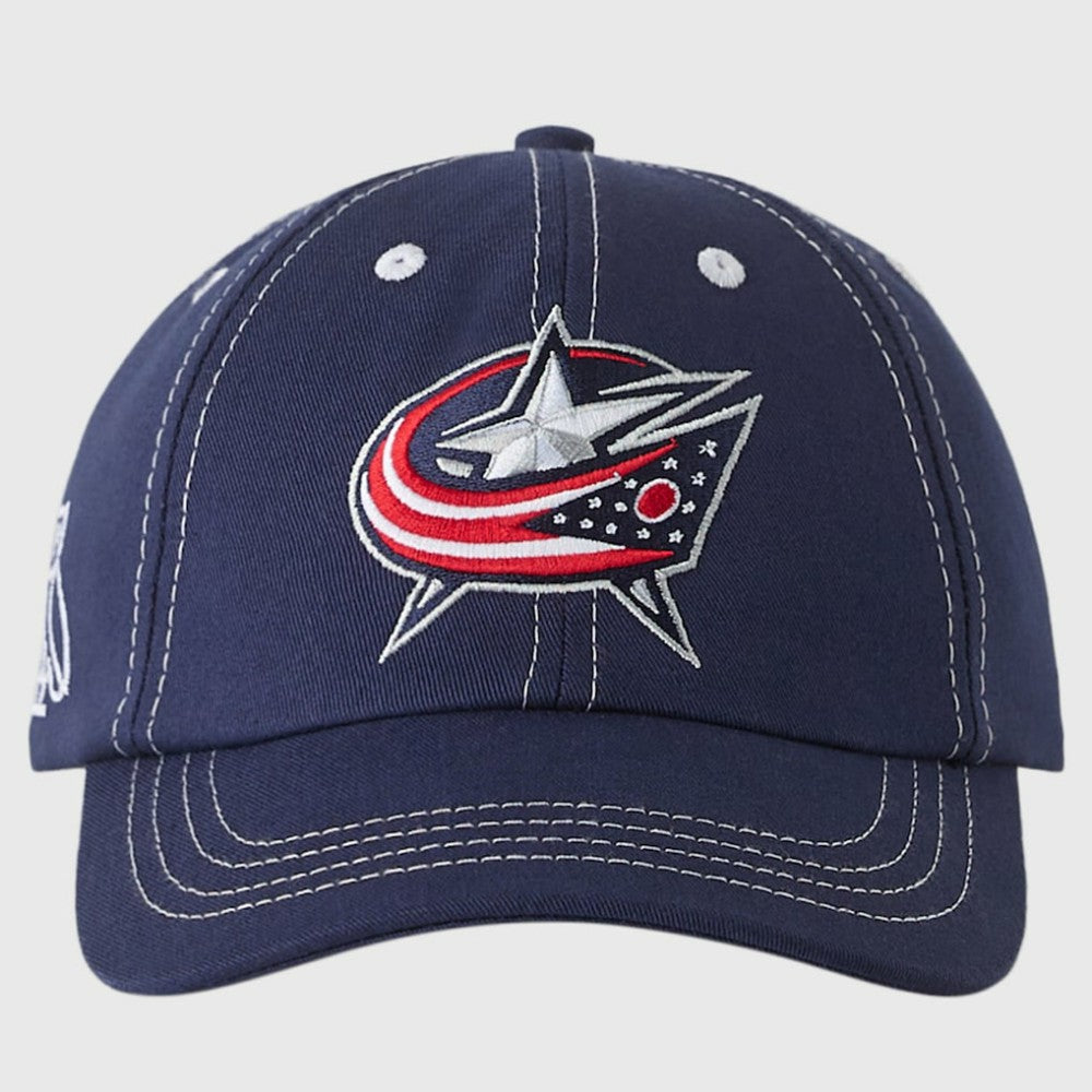 NHL Columbus Blue Jackets OVO x NHL Adjustable Sport Hat - Navy