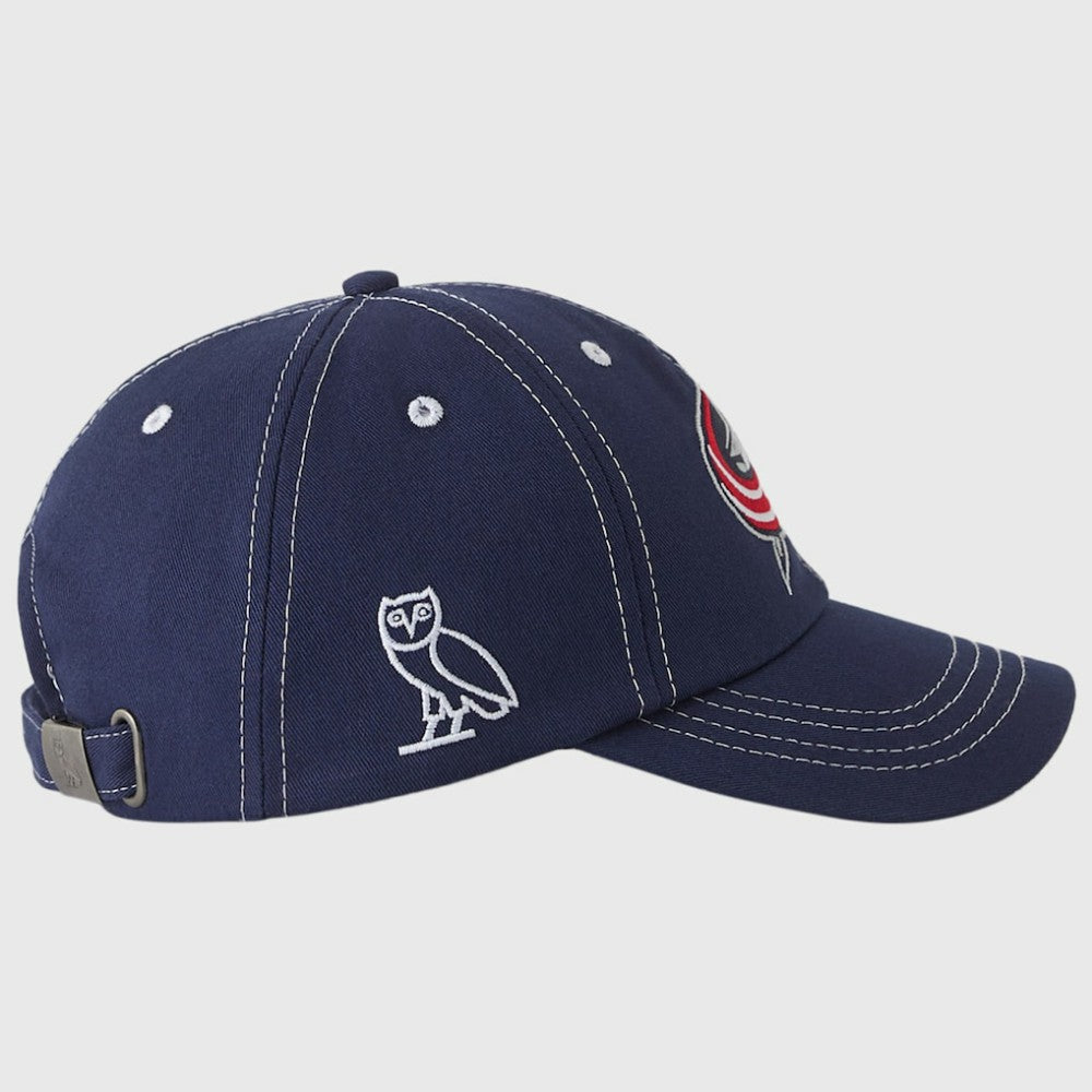 NHL Columbus Blue Jackets OVO x NHL Adjustable Sport Hat - Navy