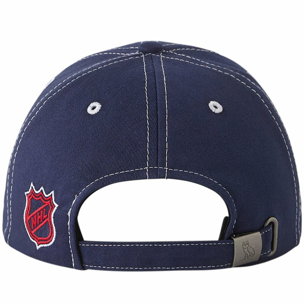 NHL Columbus Blue Jackets OVO x NHL Adjustable Sport Hat - Navy