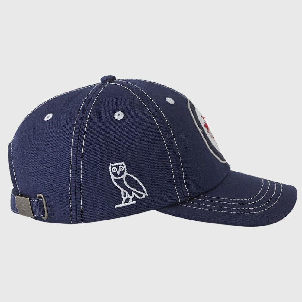 NHL Winnipeg Jets OVO x NHL Adjustable Sport Hat - Navy