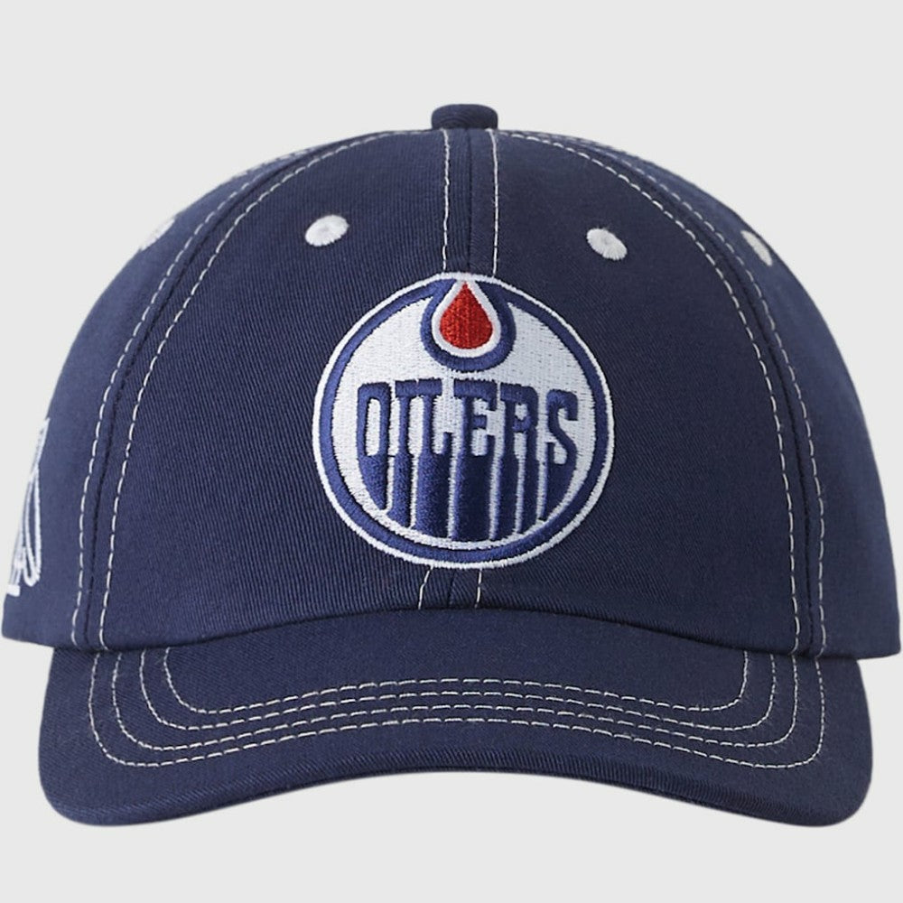 NHL Edmonton Oilers OVO x NHL Adjustable Sport Hat - Navy
