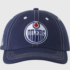 NHL Edmonton Oilers OVO x NHL Adjustable Sport Hat - Navy