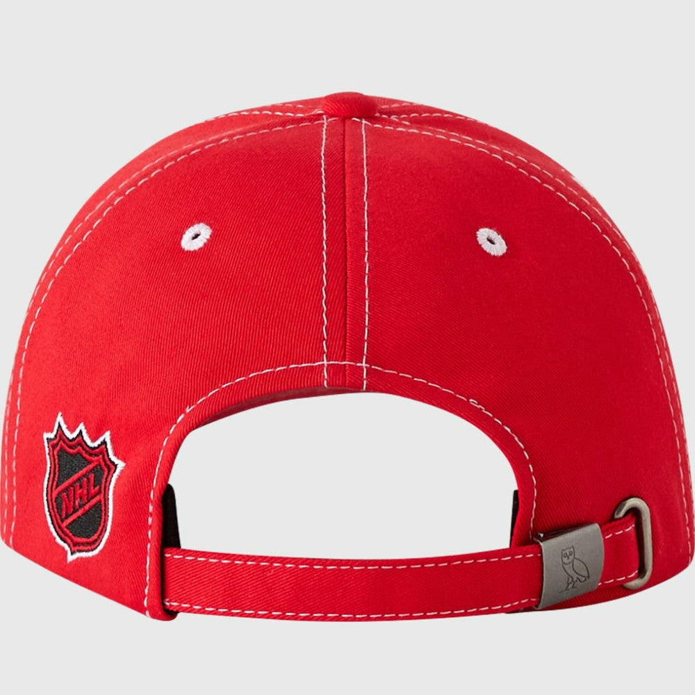 NHL New Jersey Devils OVO x NHL Adjustable Sport Hat - Red