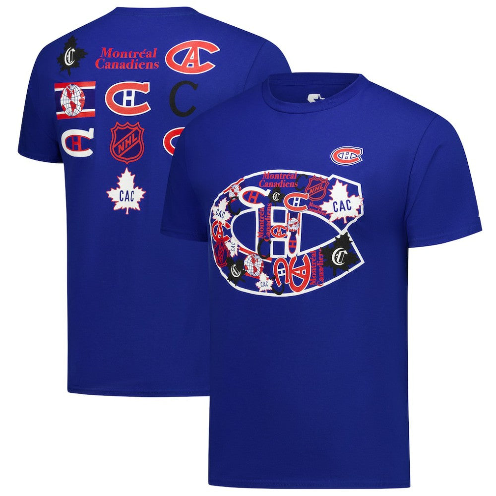 NHL Montreal Canadiens Starter Logo Collage T-Shirt - Blue