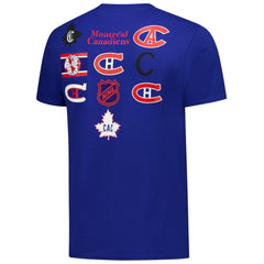 NHL Montreal Canadiens Starter Logo Collage T-Shirt - Blue