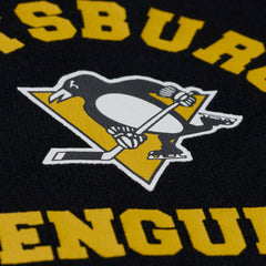 NHL Pittsburgh Penguins Mitchell & Ness Women's Crewneck Sweatshirt - Black