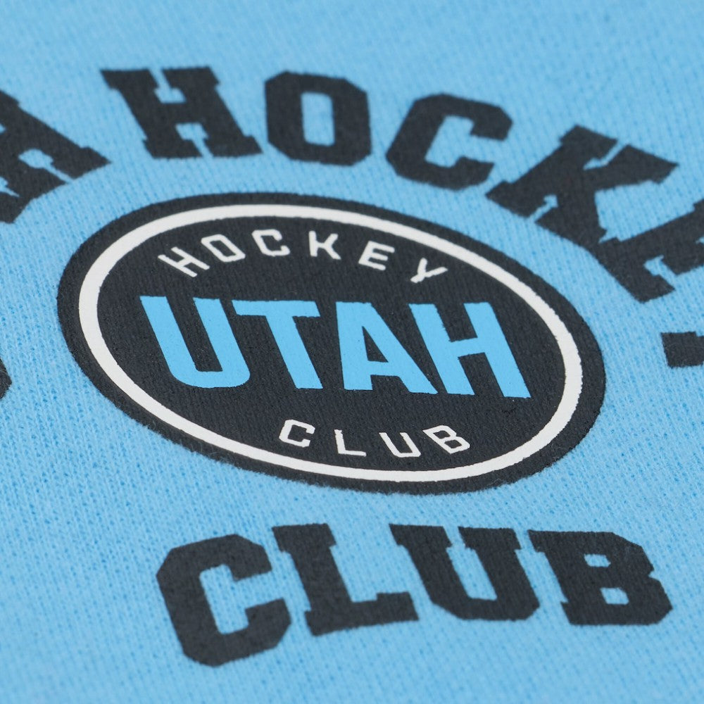 NHL Utah Mammoth Mitchell & Ness Women's Crewneck Sweatshirt - Blue