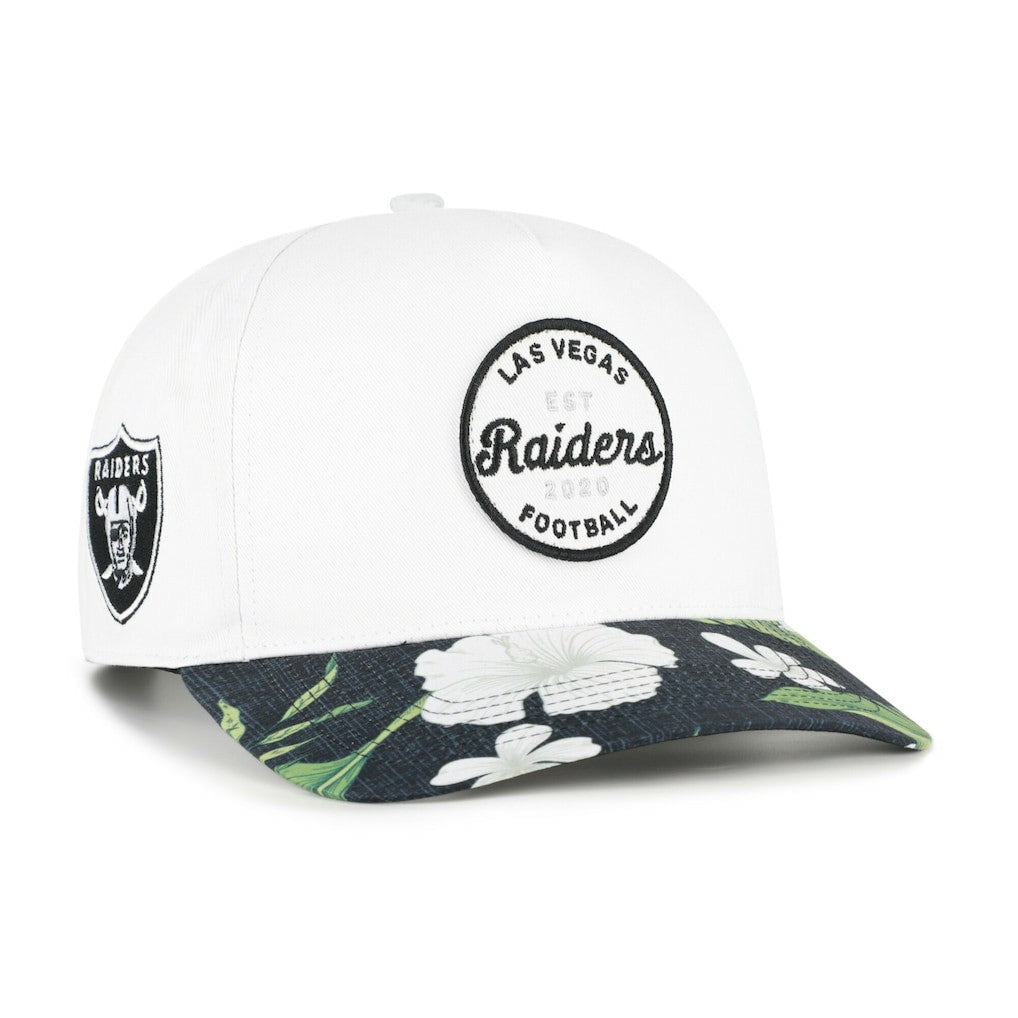Las Vegas Raiders '47 Beach Side Hitch Adjustable Hat White/Black