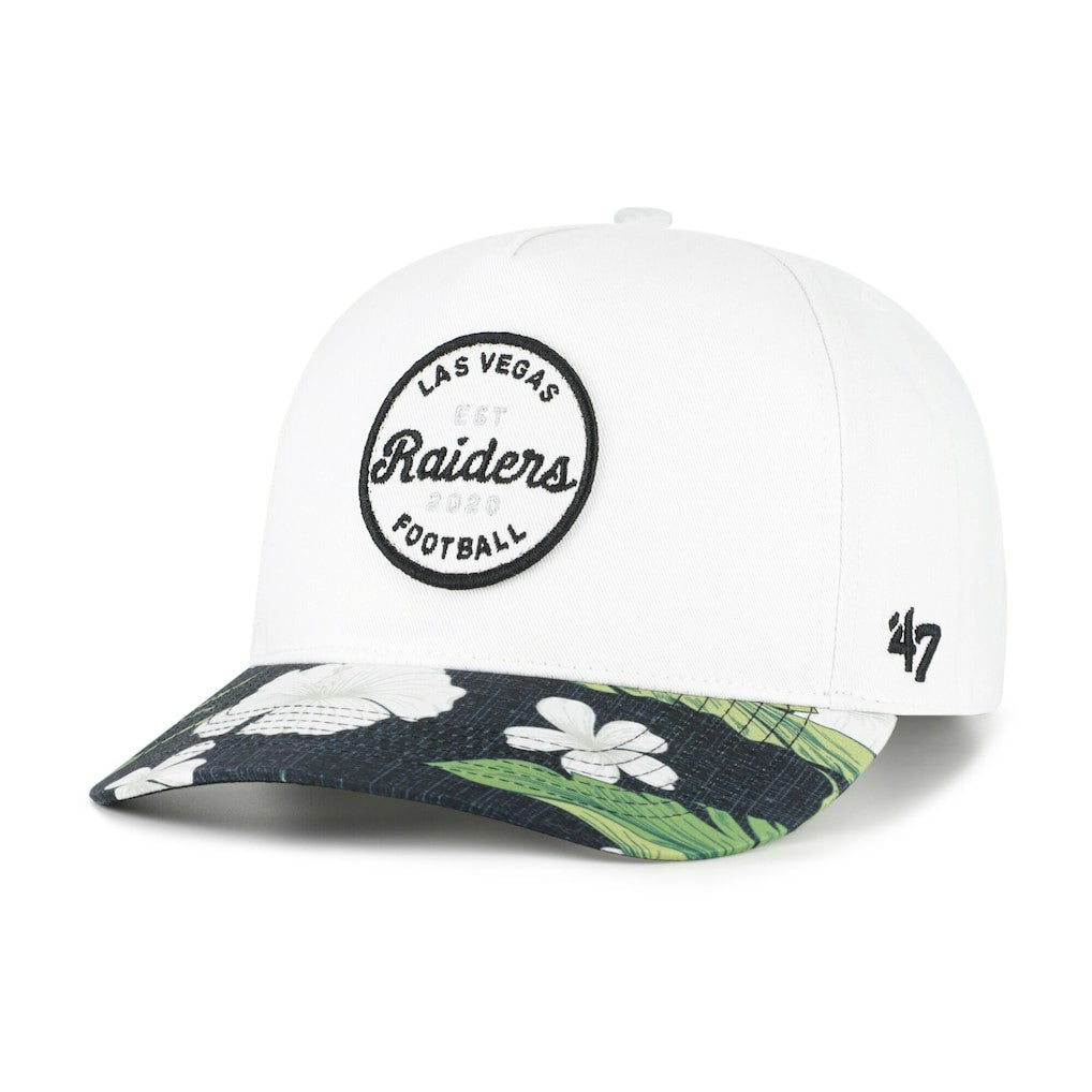Las Vegas Raiders '47 Beach Side Hitch Adjustable Hat White/Black