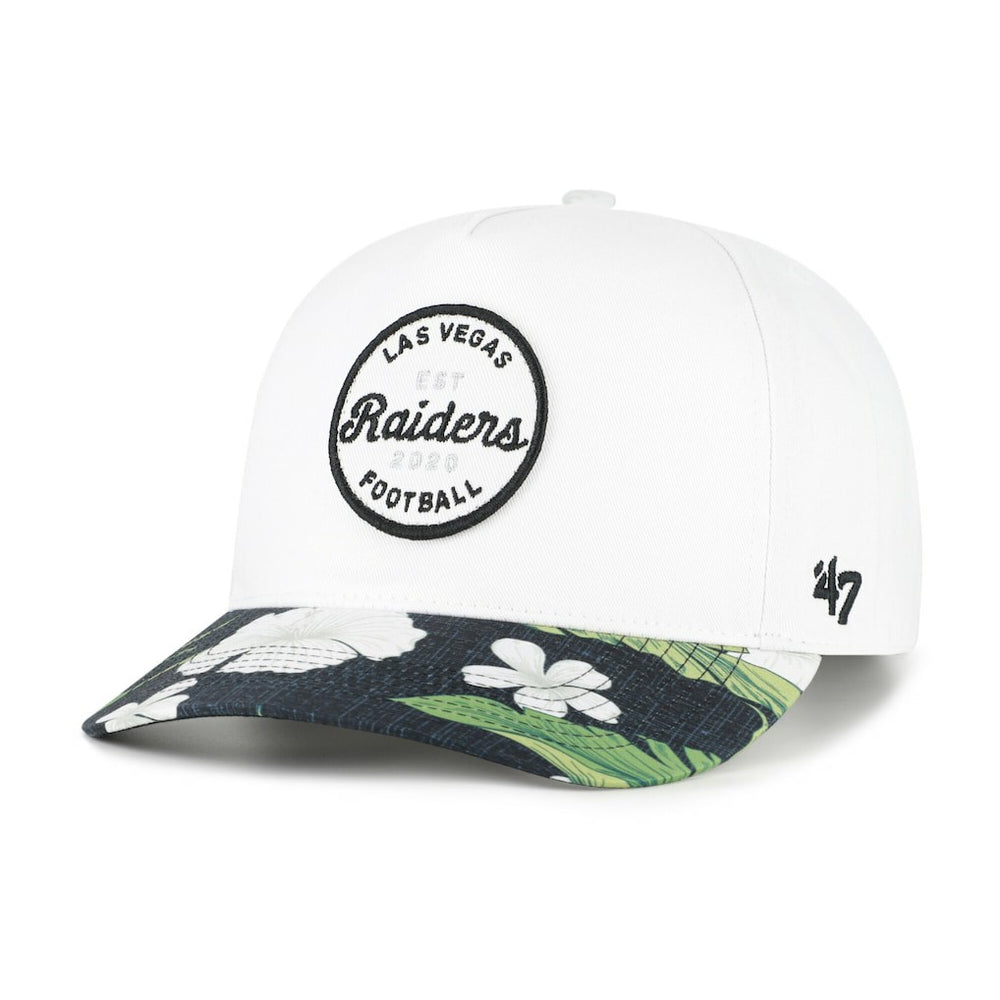Las Vegas Raiders '47 Beach Side Hitch Adjustable Hat White/Black