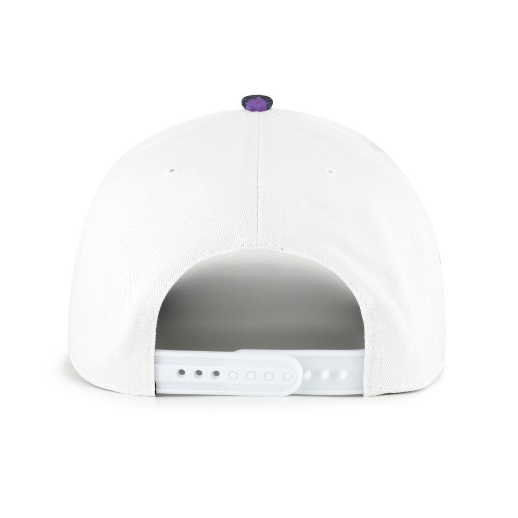 Baltimore Ravens '47 Beach Side Hitch Adjustable Hat White/Purple