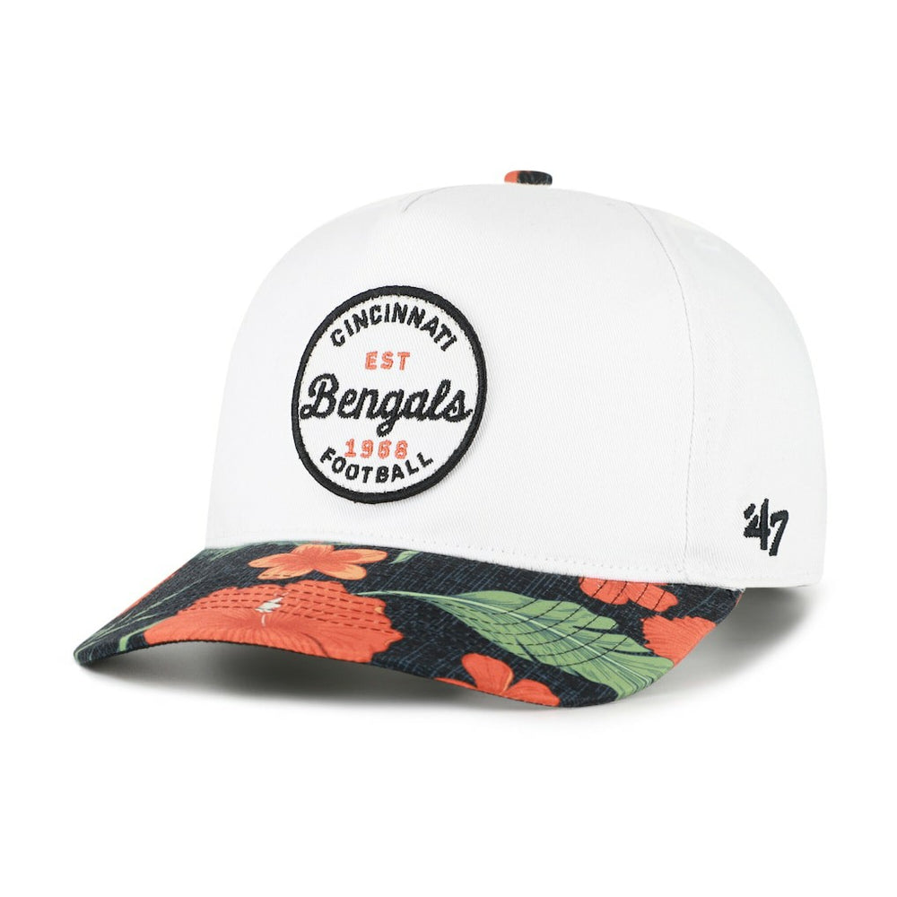 Cincinnati Bengals '47 Beach Side Hitch Adjustable Hat White/Black