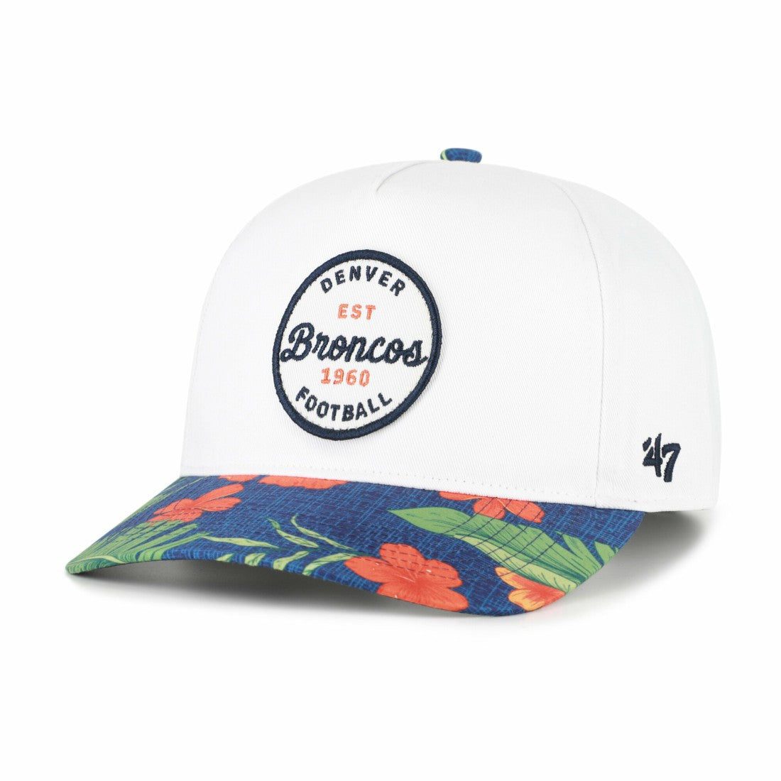 Denver Broncos '47 Beach Side Hitch Adjustable Hat White/Navy