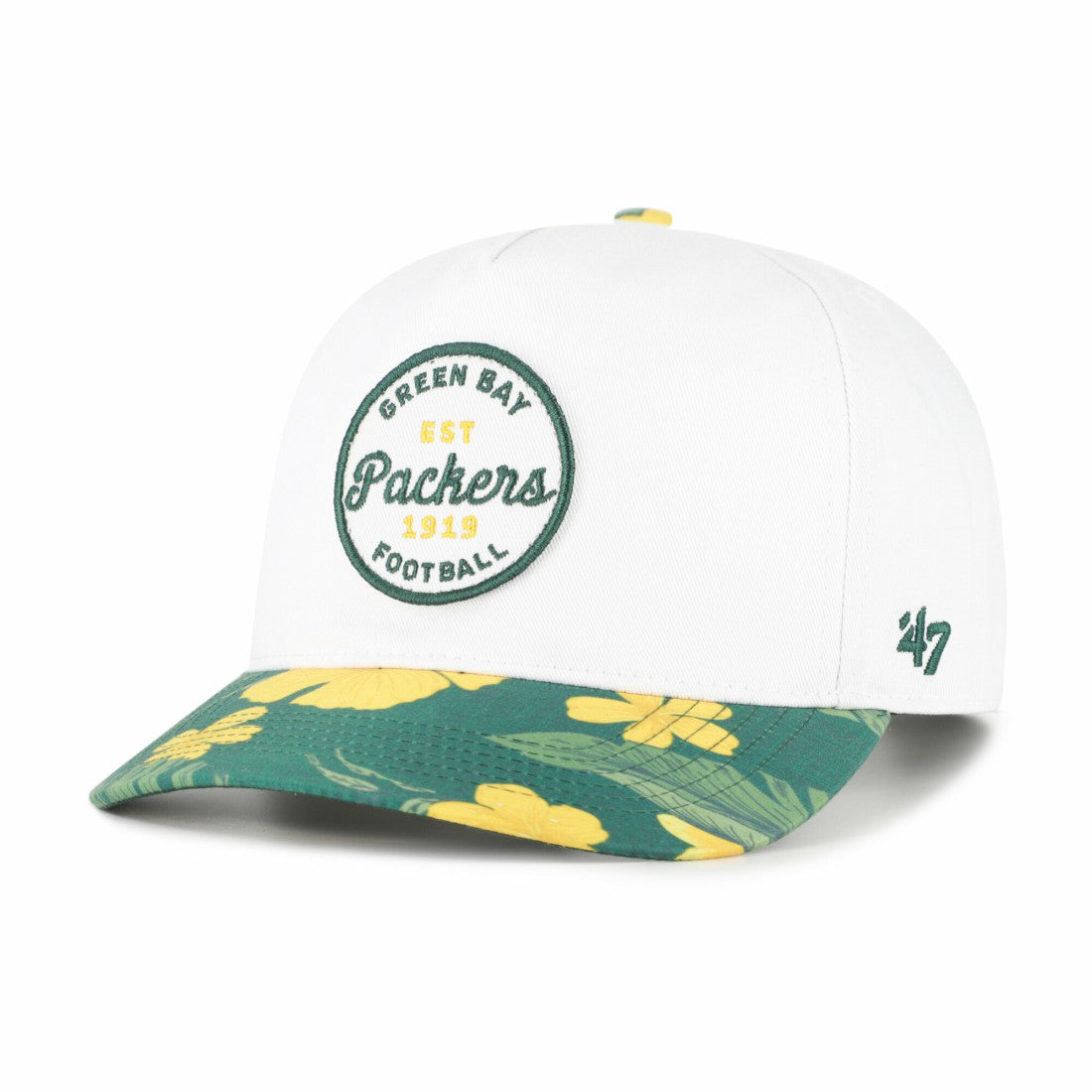 Green Bay Packers '47 Beach Side Hitch Adjustable Hat White/Green