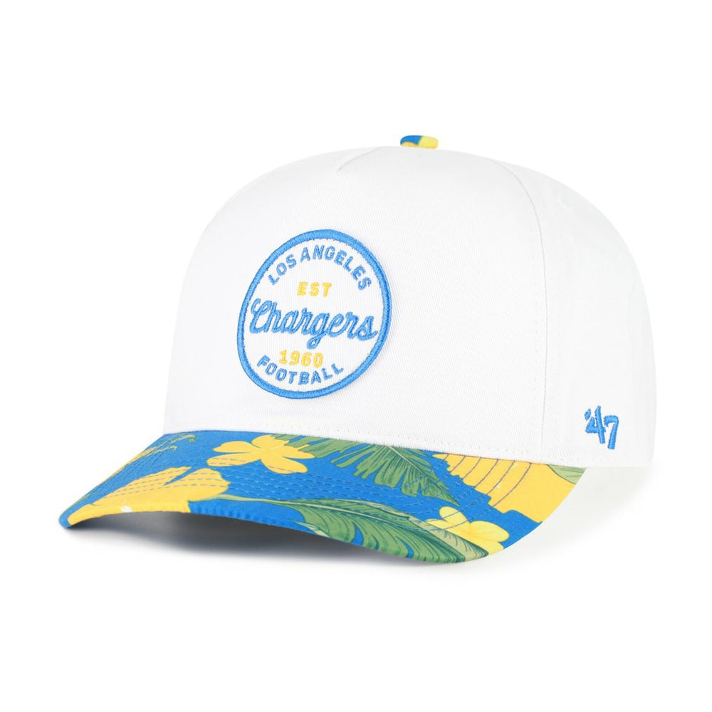 Los Angeles Chargers '47 Beach Side Hitch Adjustable Hat White/Powder Blue