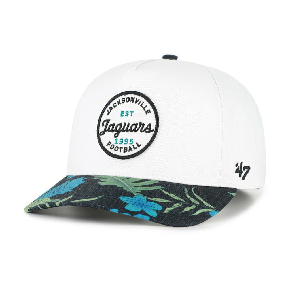 Jacksonville Jaguars '47 Beach Side Hitch Adjustable Hat White/Black