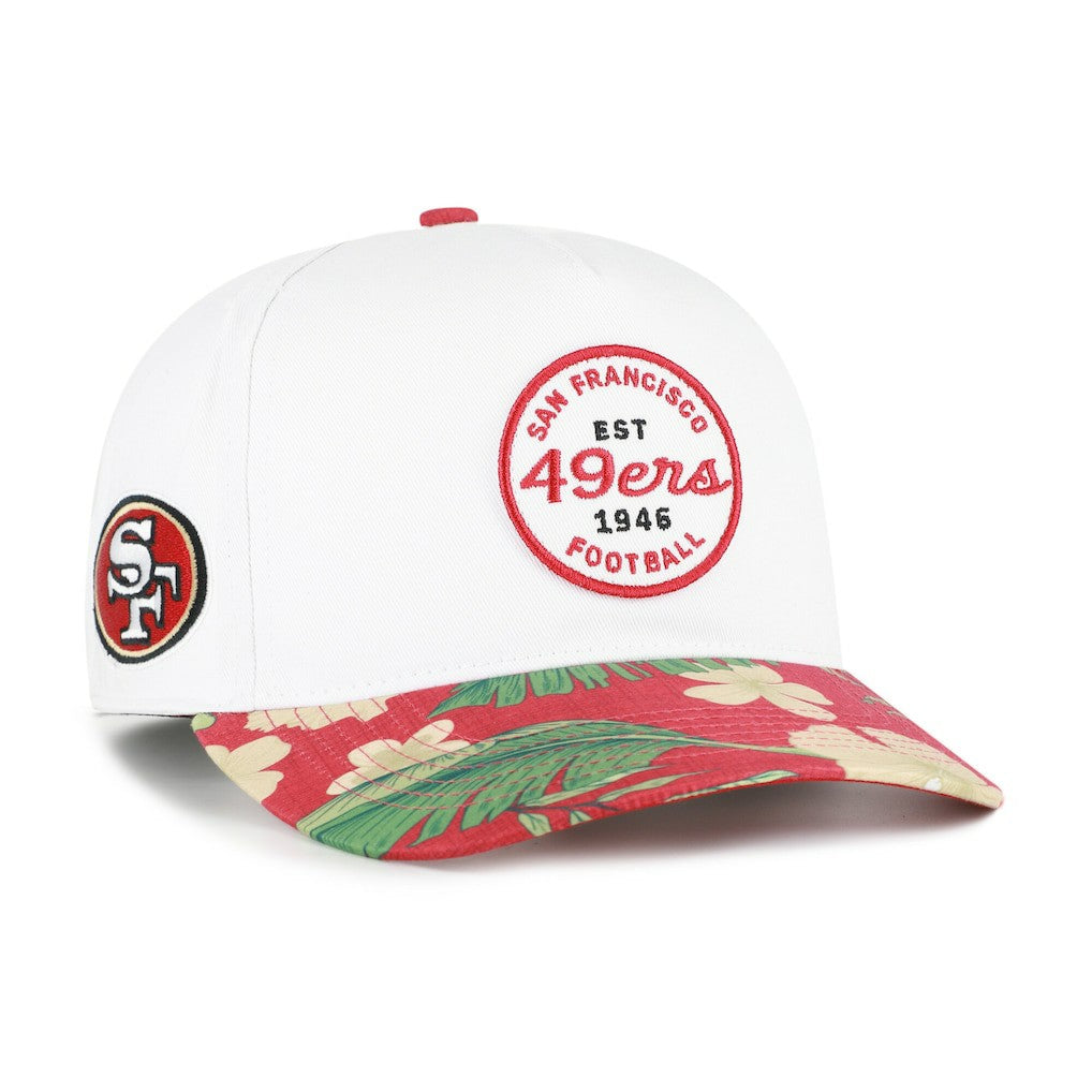 San Francisco 49ers '47 Beach Side Hitch Adjustable Hat White/Scarlet