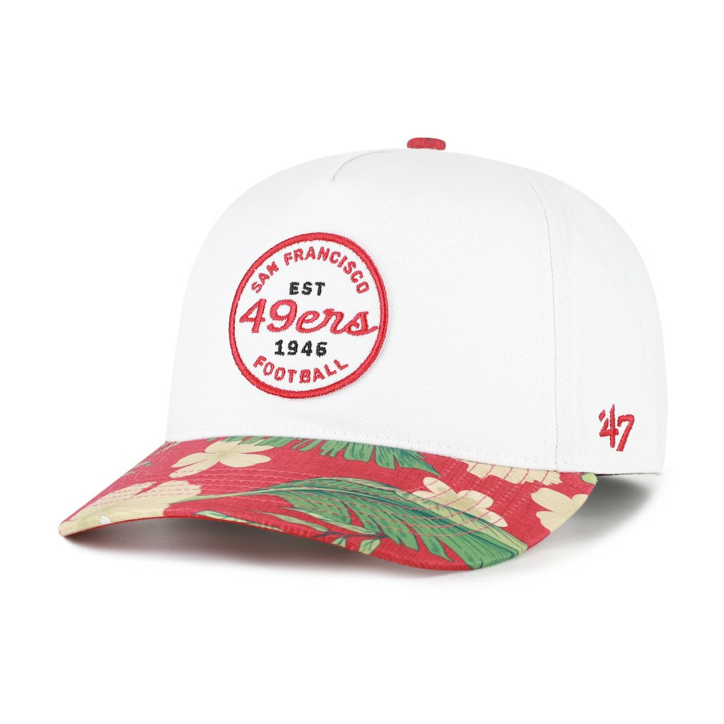 San Francisco 49ers '47 Beach Side Hitch Adjustable Hat White/Scarlet