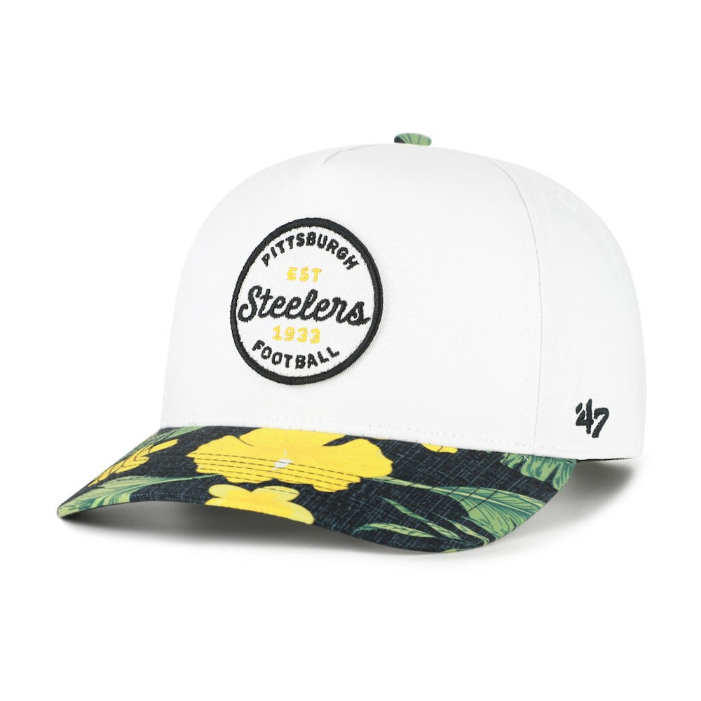 Pittsburgh Steelers '47 Beach Side Hitch Adjustable Hat White/Black