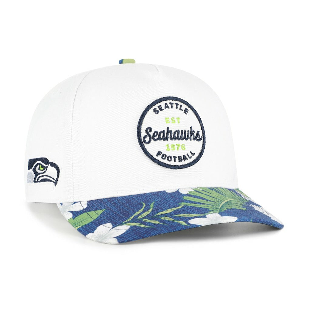 Seattle Seahawks '47 Beach Side Hitch Adjustable Hat White/College Navy