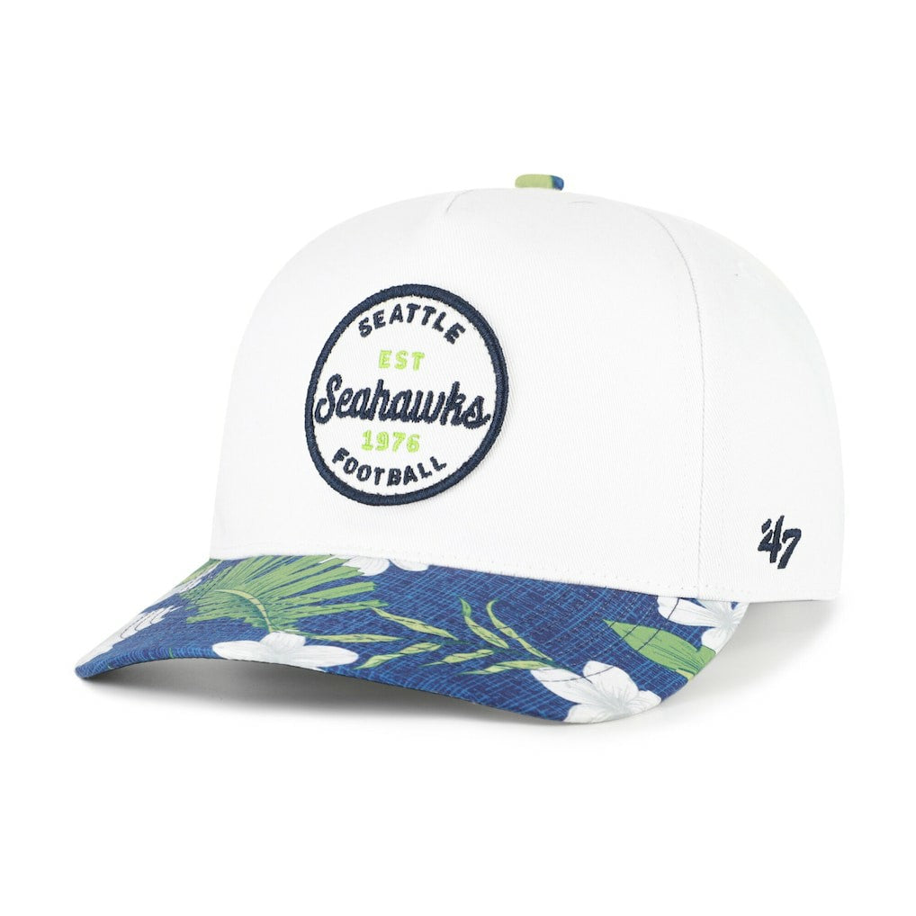 Seattle Seahawks '47 Beach Side Hitch Adjustable Hat White/College Navy
