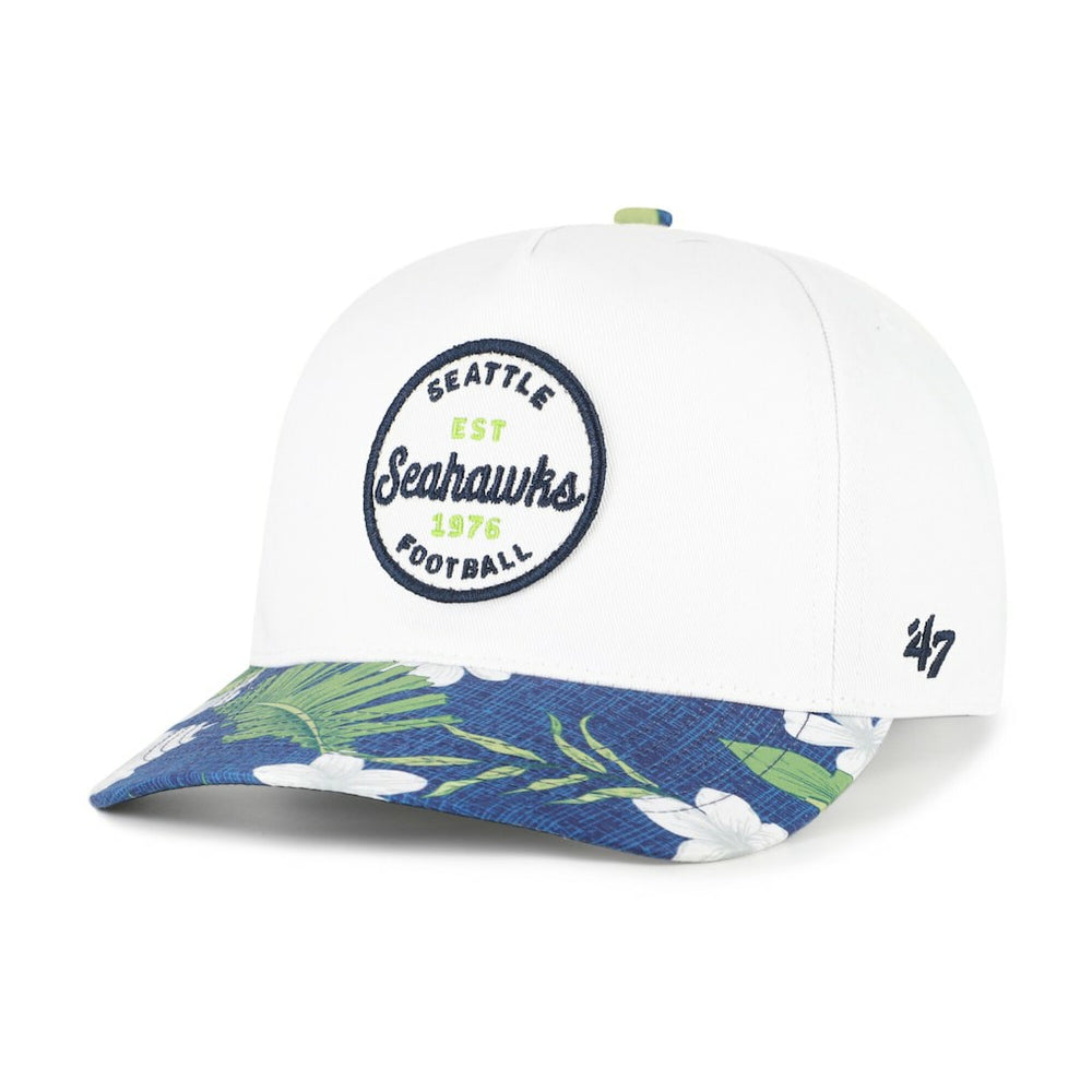 Seattle Seahawks '47 Beach Side Hitch Adjustable Hat White/College Navy
